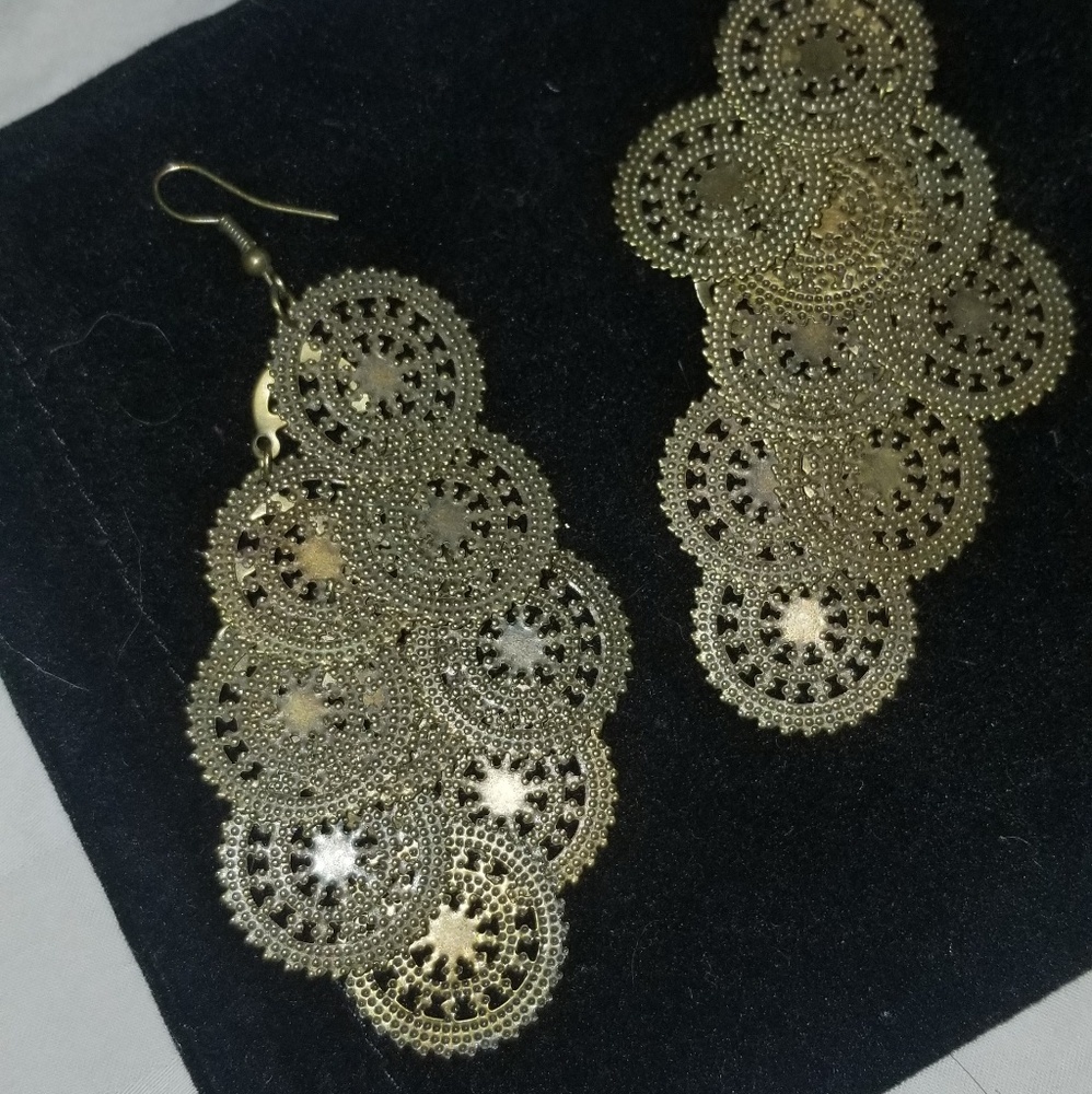 Large earrings